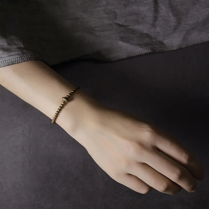 Copper Unique Handmade Stretch Bracelet