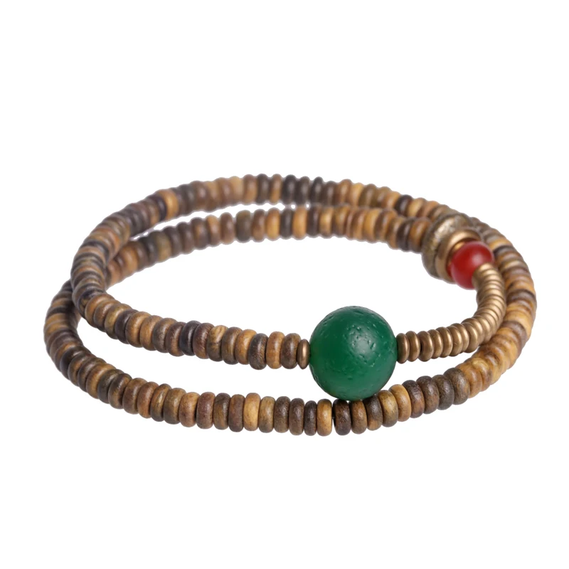 Verawood Plato Santo Green Onyx Bracelet