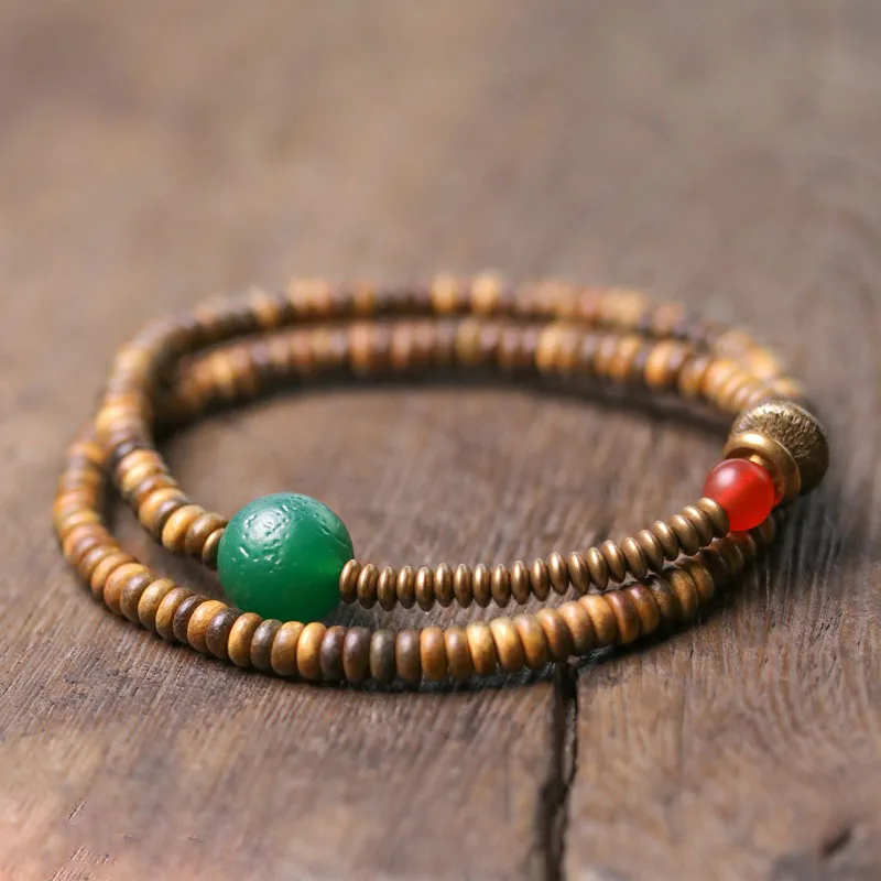 Verawood Plato Santo Green Onyx Bracelet