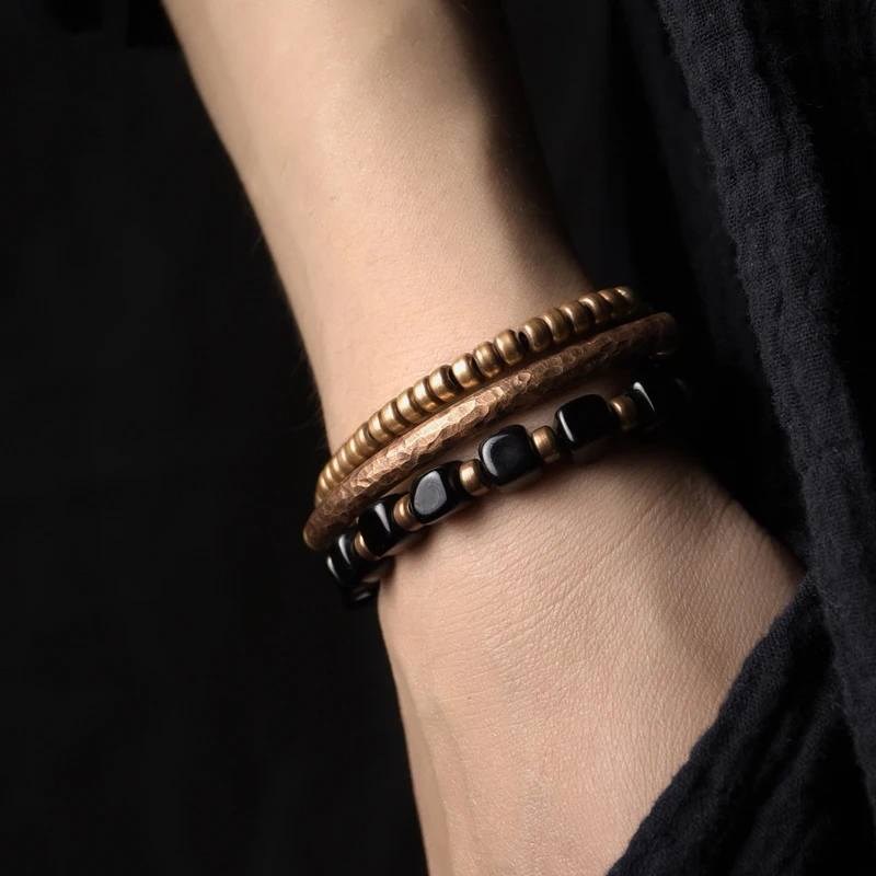 Black Onyx Multilayer Bracelet
