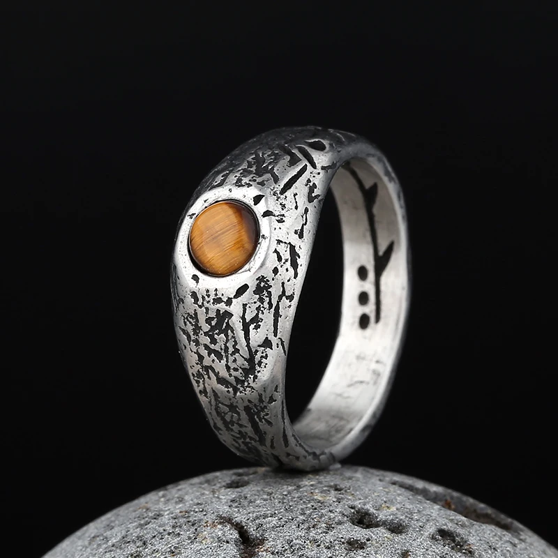 Antique Designer Tiger Stone Ring