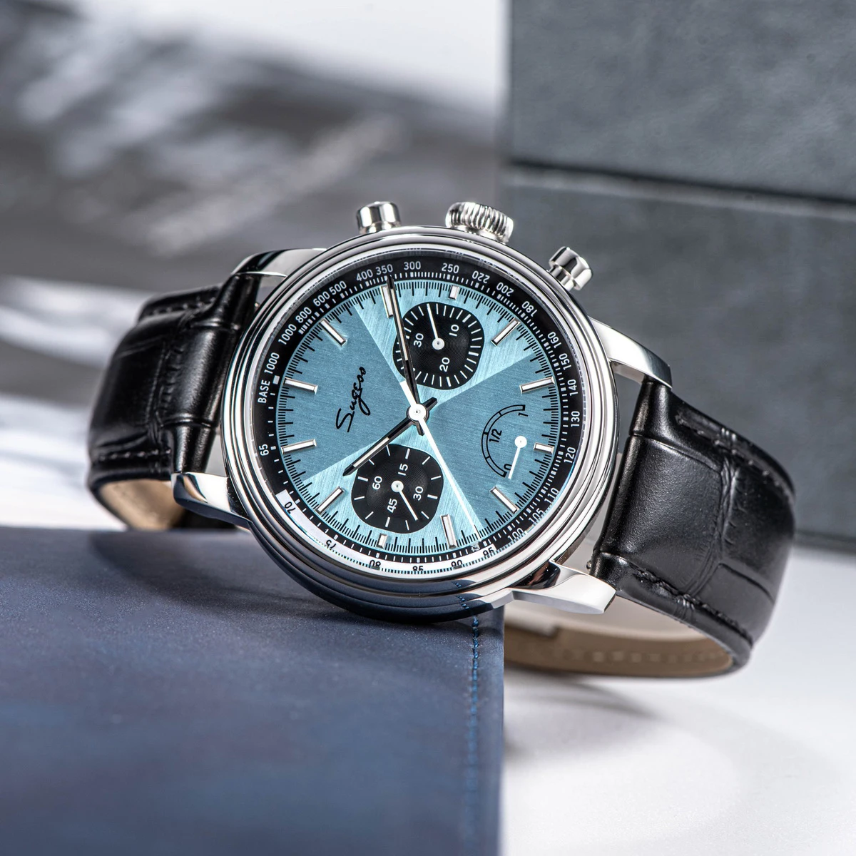 Sugess S438 Pilot Watch ST1906 Chrono