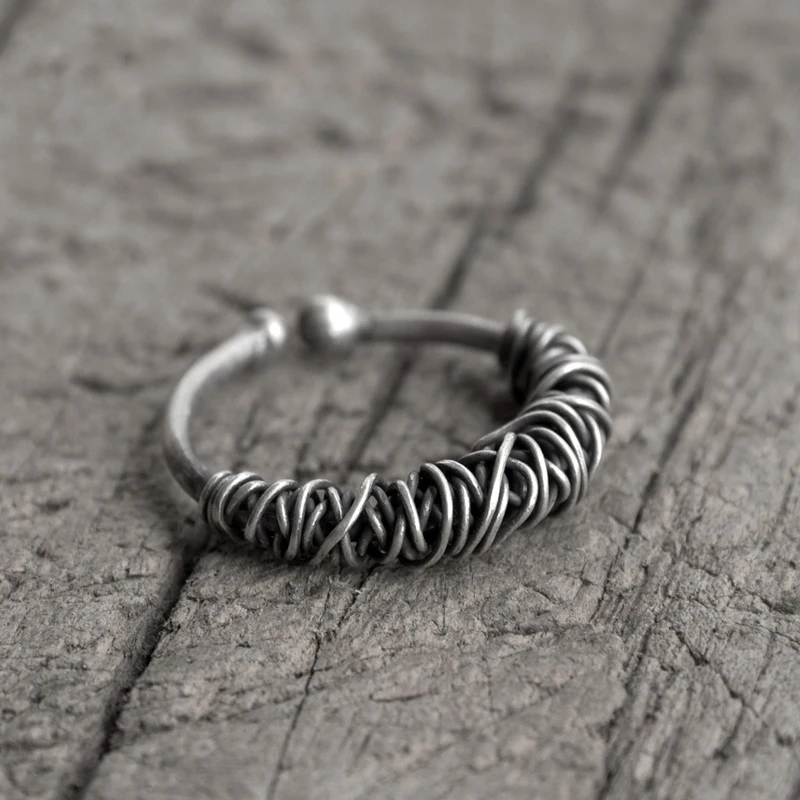 Thai Silver Handmade Wire Wrap Ring