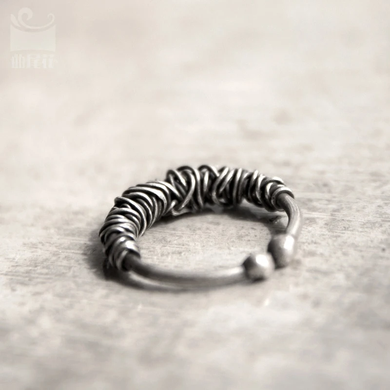 Thai Silver Handmade Wire Wrap Ring
