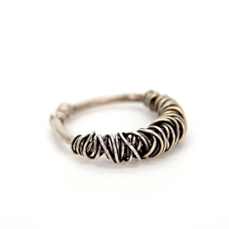Thai Silver Handmade Wire Wrap Ring