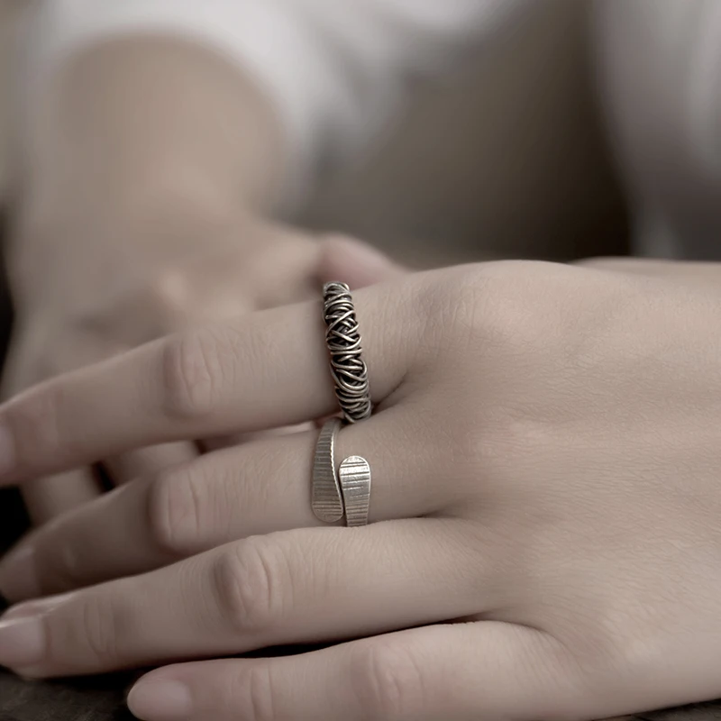 Thai Silver Handmade Wire Wrap Ring