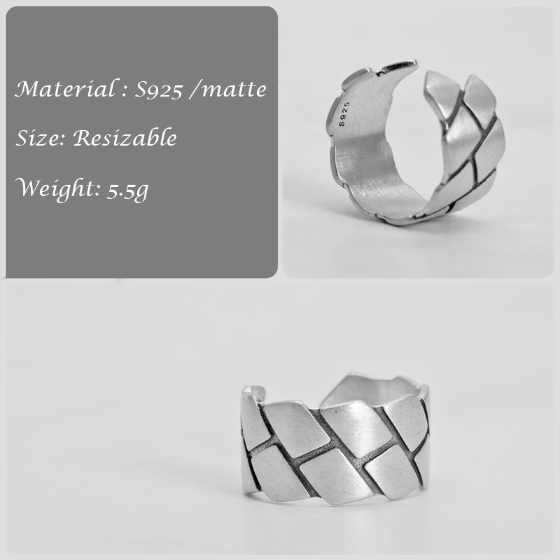 Original Design S925 Silver Open Ring