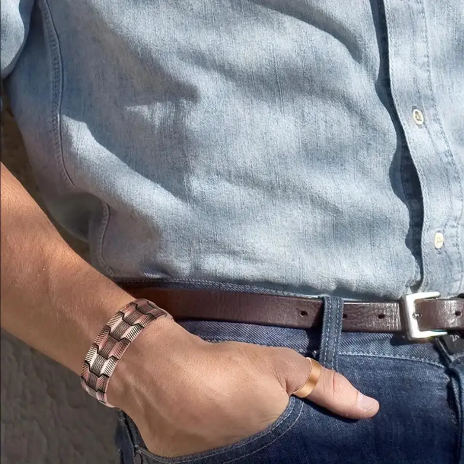 3X Magnetic Copper Bracelet for Men