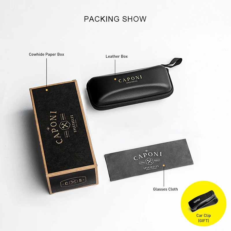 CAPONI Night Vision Sunglasses - Intelligent Color Change Lenses