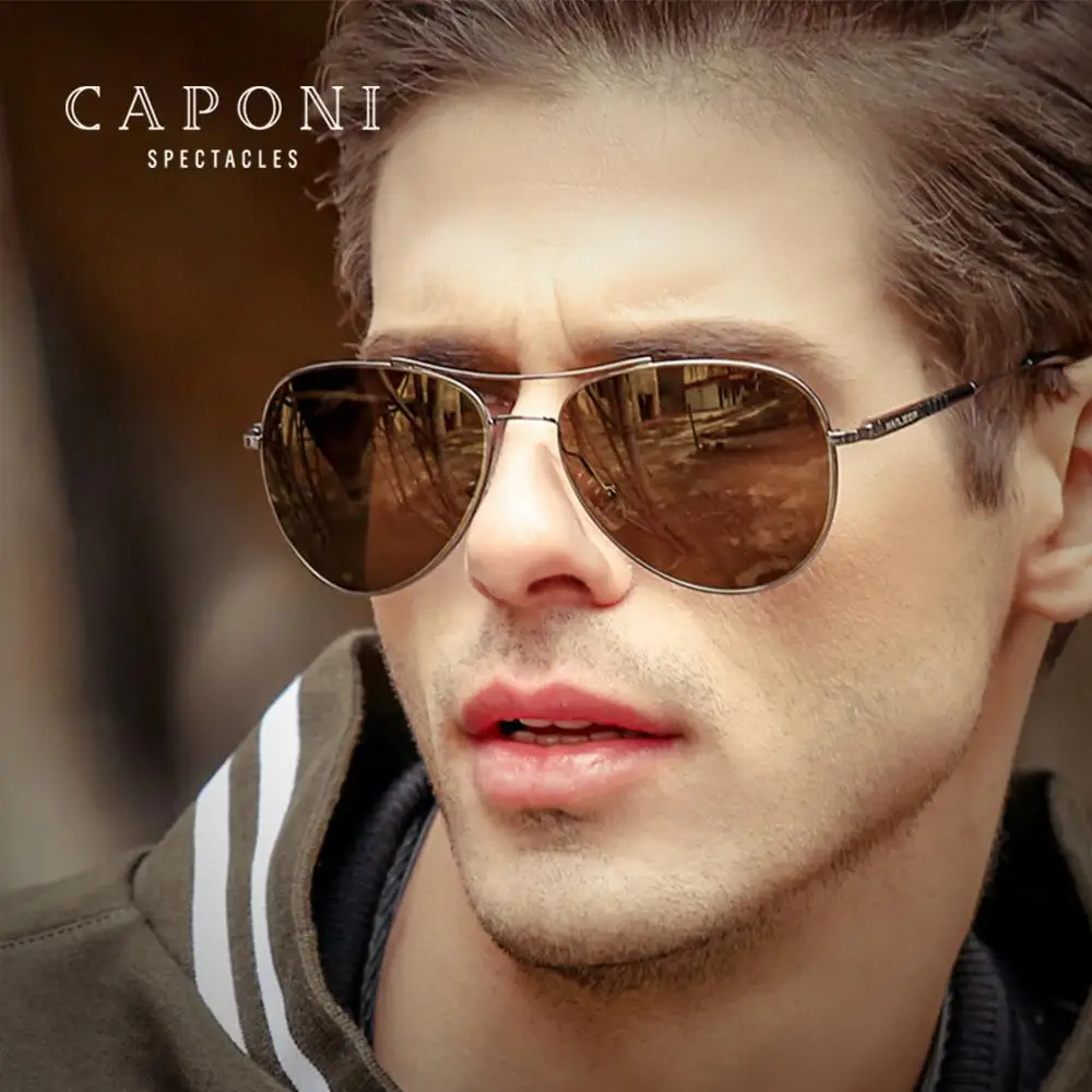 CAPONI Night Vision Sunglasses - Intelligent Color Change Lenses