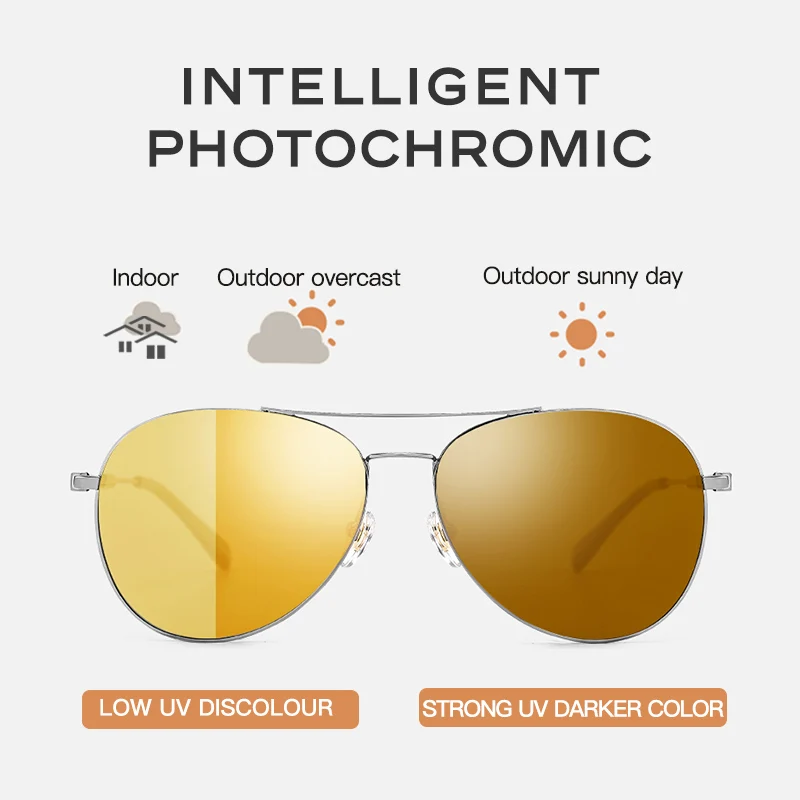CAPONI Night Vision Sunglasses - Intelligent Color Change Lenses