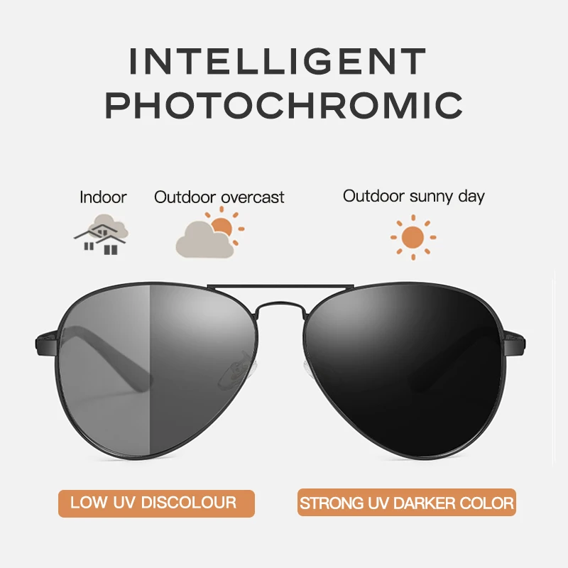 CAPONI Pilot Sunglasses with Carbon Arms