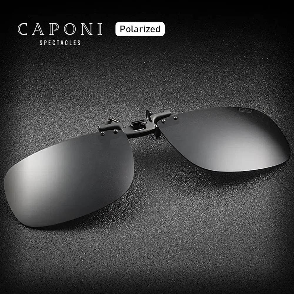 CAPONI Polarized Clip-On Sunglasses