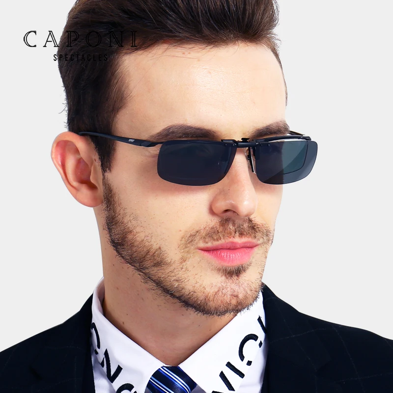 CAPONI Polarized Clip-On Sunglasses