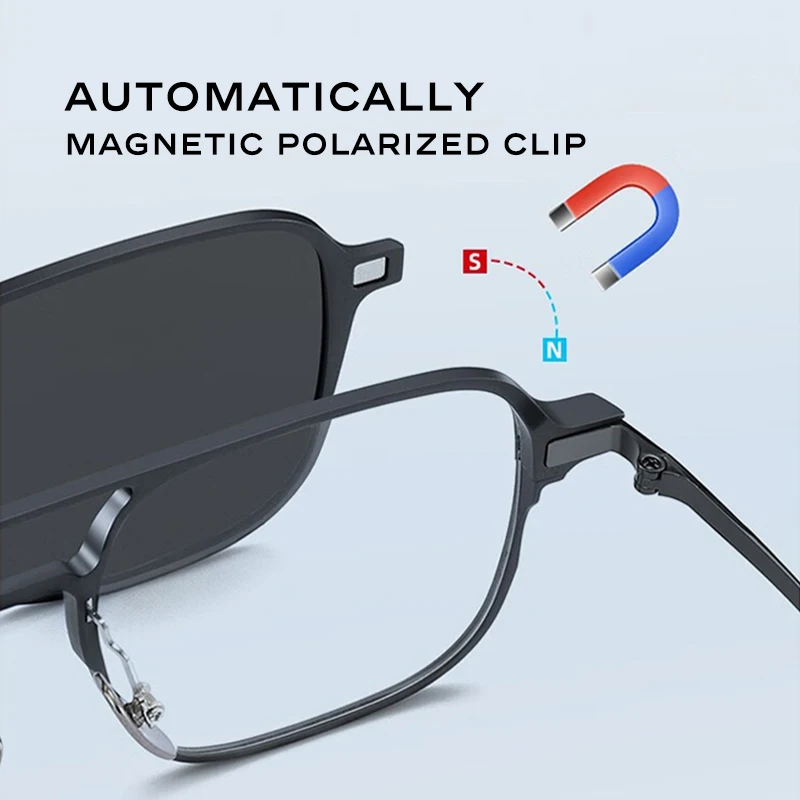 CAPONI JF7038 3-In-1 Magnetic Glasses