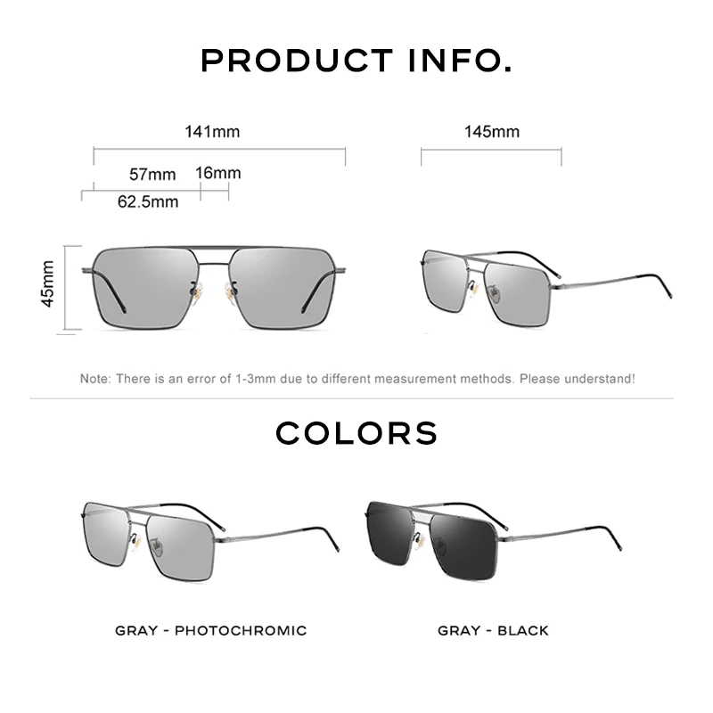 CAPONI Ultra light Polarized Sunglasses