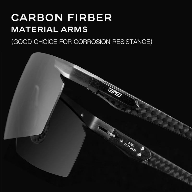 CAPONI BS8780 Aluminum Polarized Sunglasses