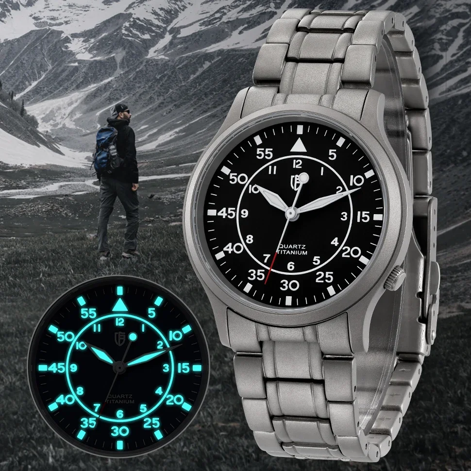 Berny T2566M Titanium VH31 Seiko 5 Homage