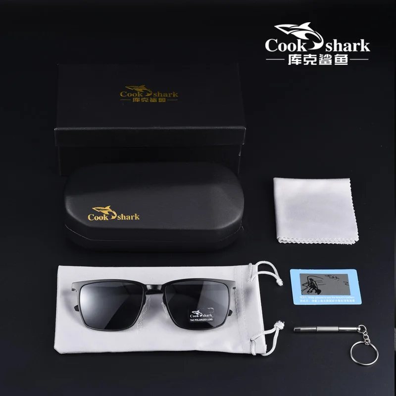 Cook Shark 2024 Men's Square Sunglasses