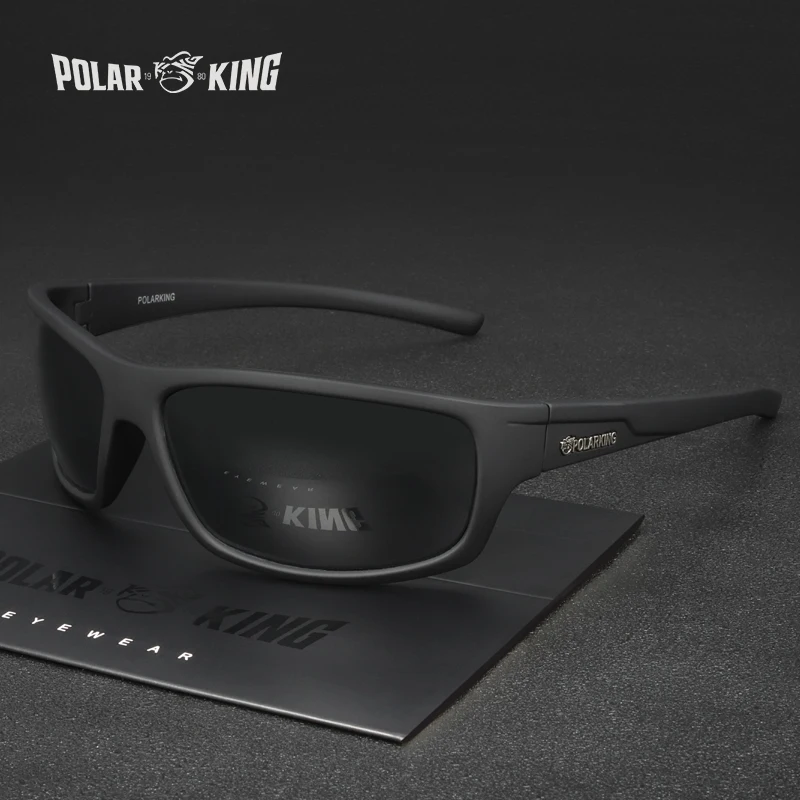 POLAR KING Wrap Square Polarized Sunglasses