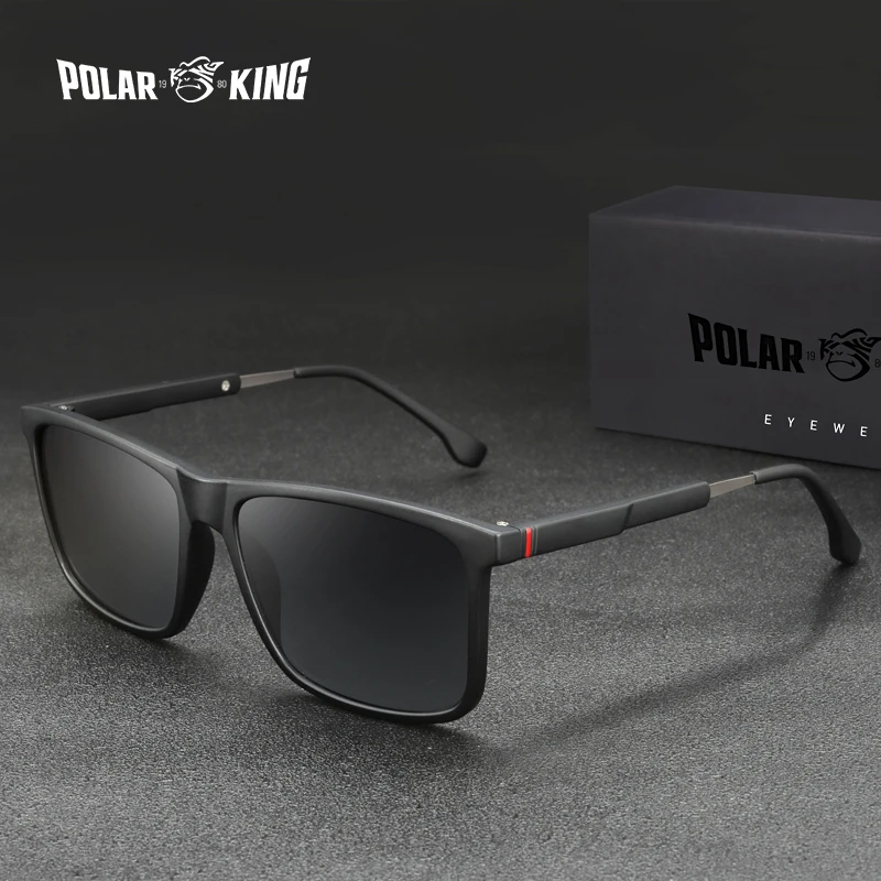 POLARKING Men's Vintage Polarized Sunglasses
