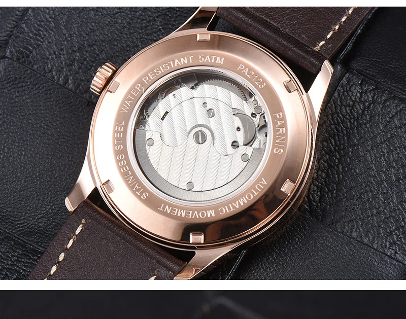 Parnis PA2123 Bauhaus Design Automatic Watch