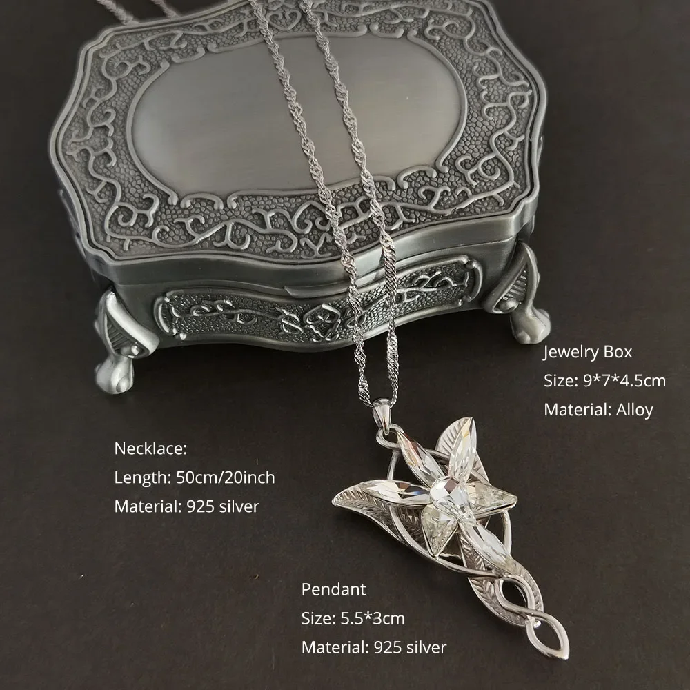 925 Sterling Silver Arwen Necklace