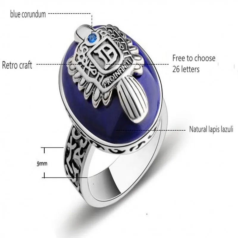 S925 Pure Silver Vampire Diaries Ring