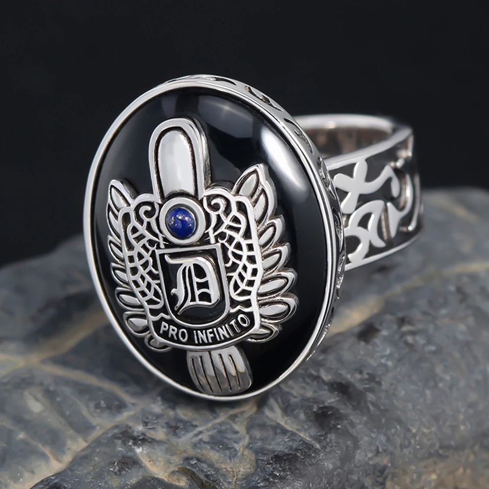 Daylight Amulet Vampire Damon's Silver Ring