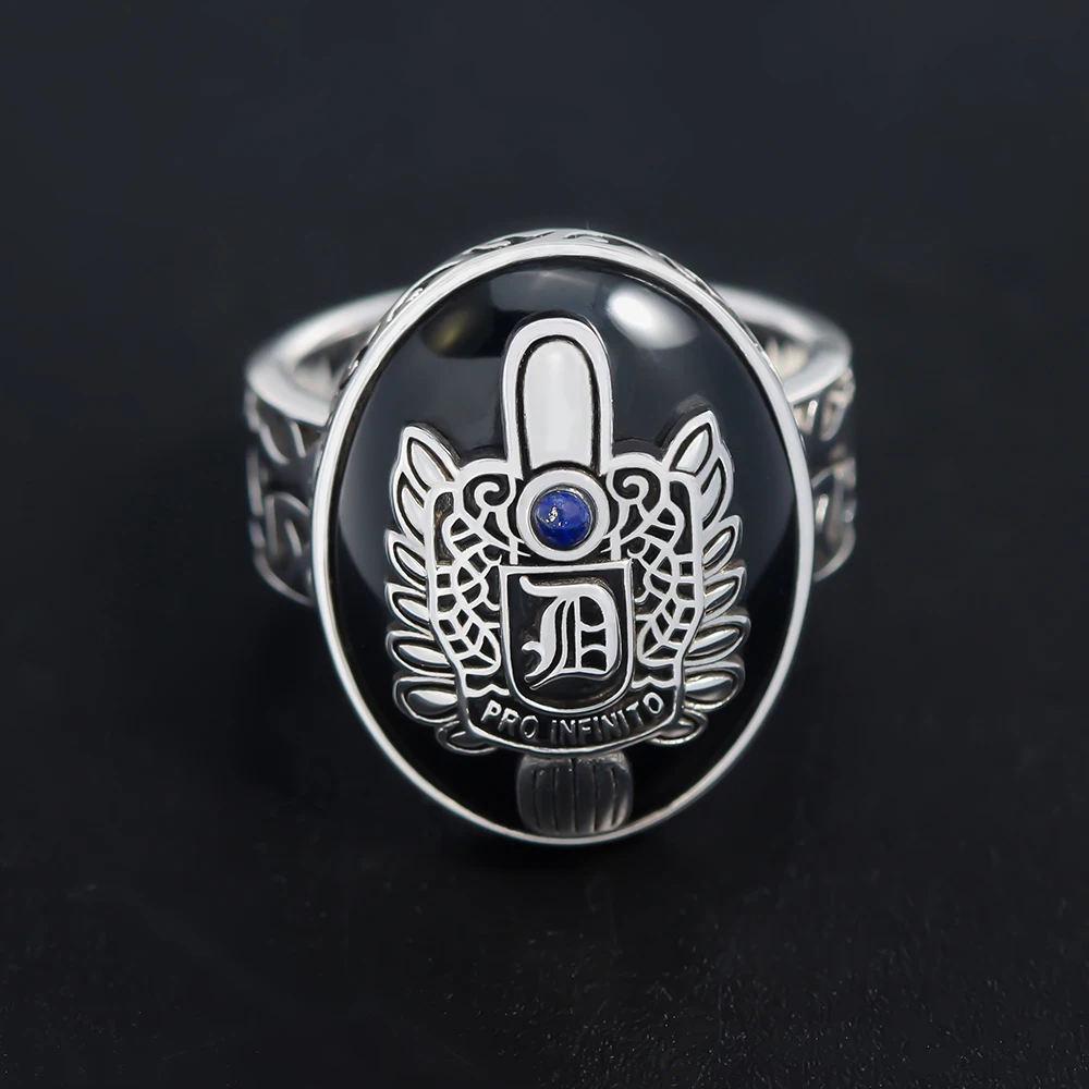 Daylight Amulet Vampire Damon's Silver Ring