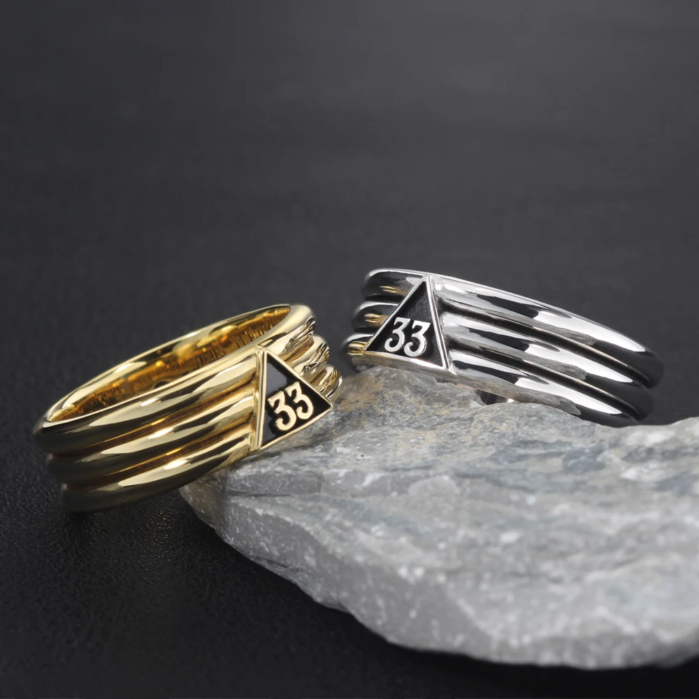 33 Degree Scottish Rite Sterling Silver Ring