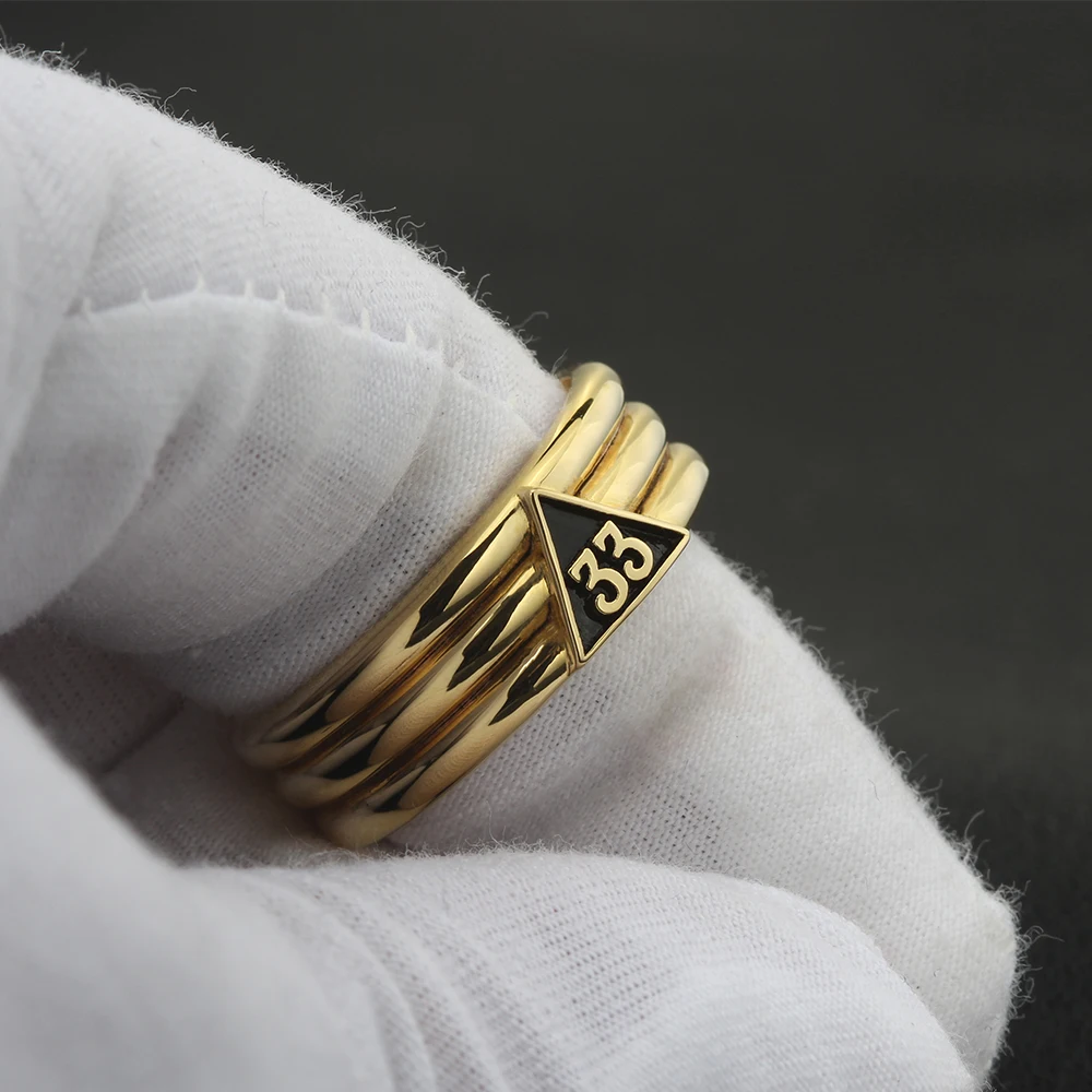 33 Degree Scottish Rite Sterling Silver Ring