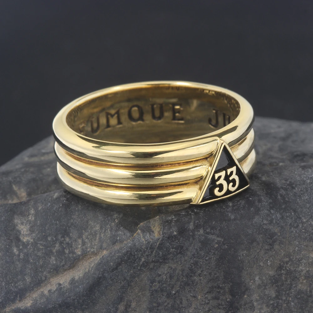33 Degree Scottish Rite Sterling Silver Ring