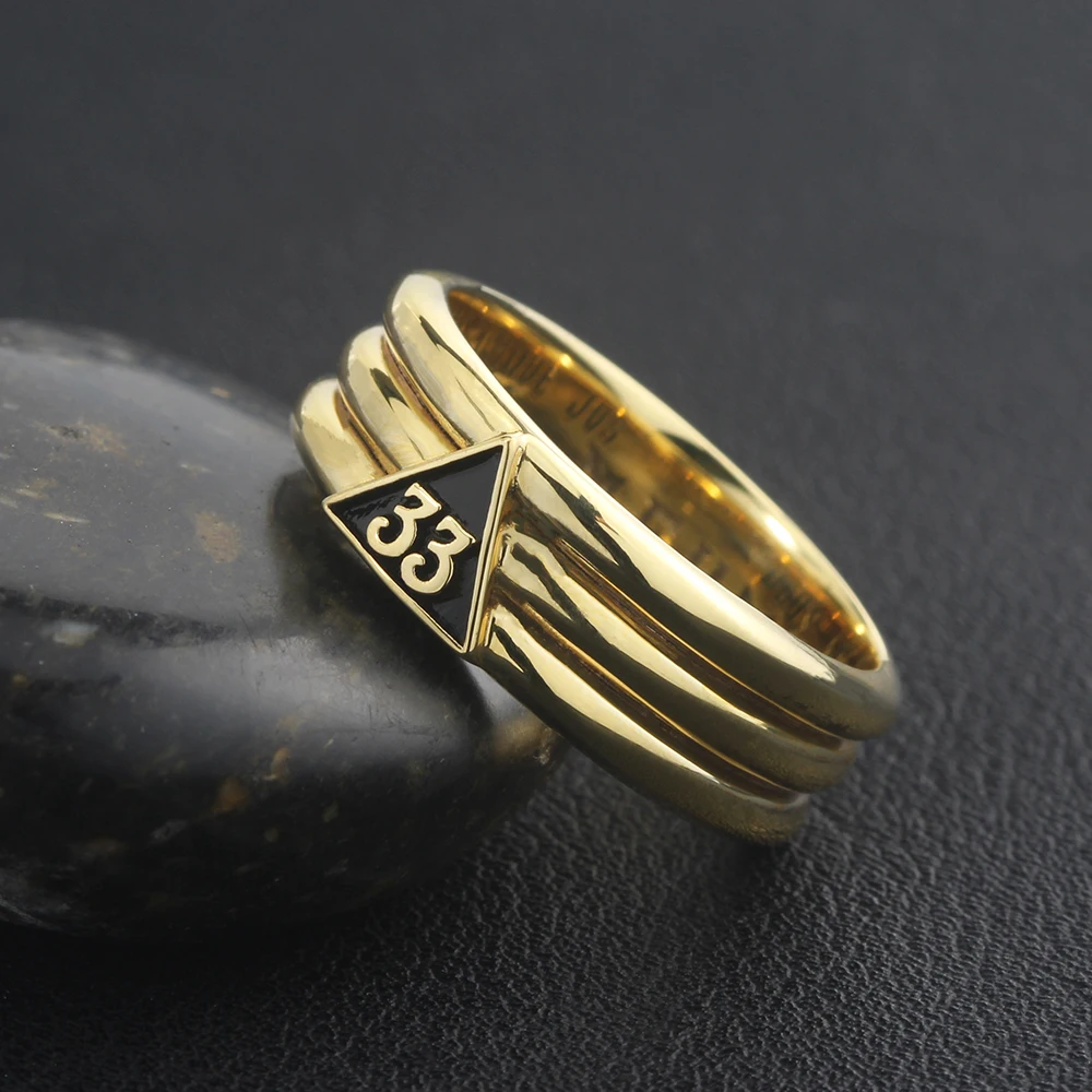 33 Degree Scottish Rite Sterling Silver Ring