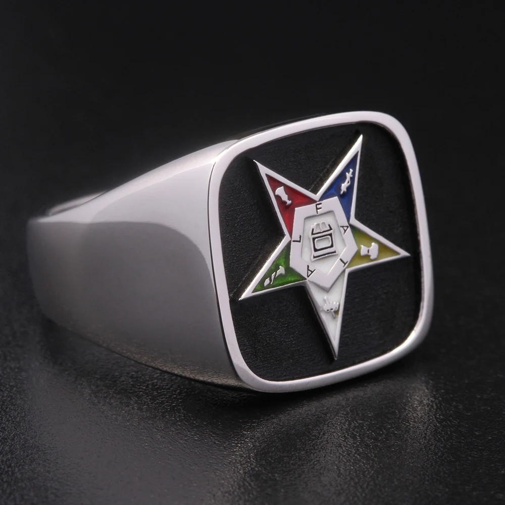 Order Of The Eastern Star S925 Silver Ring