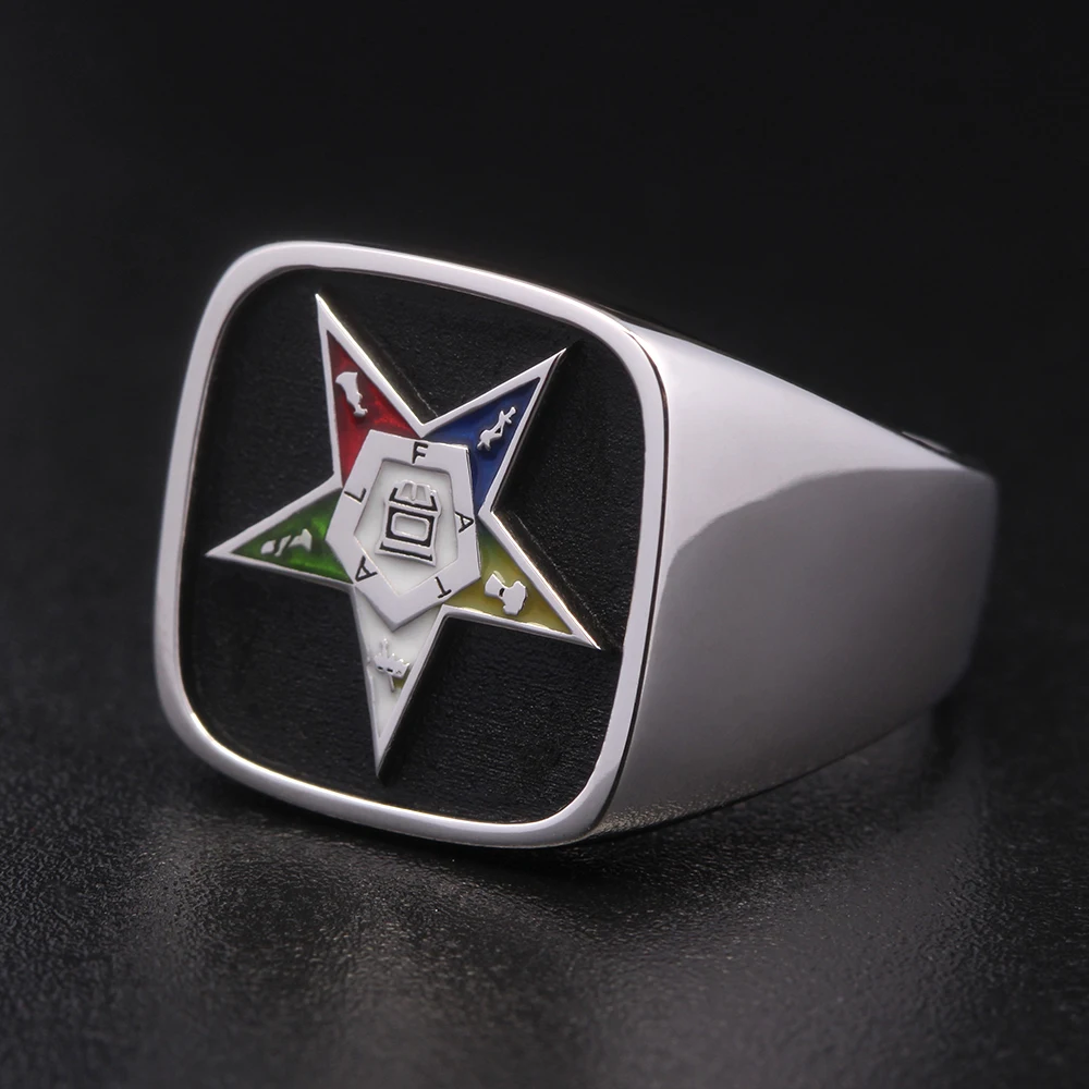 Order Of The Eastern Star S925 Silver Ring
