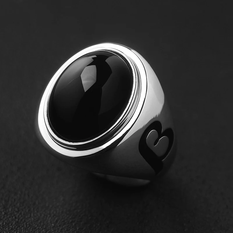 Alpha Beta Greek Initial 925 Silver Ring