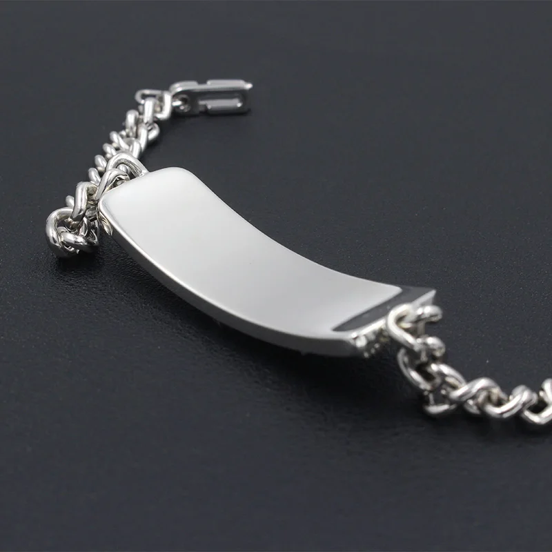 Men's WWII Silver Bombardier Wing Bracelet