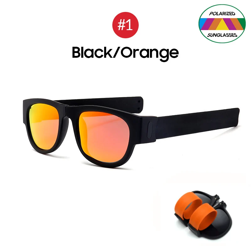 Folding Slappable Sport Unisex Sunglasses
