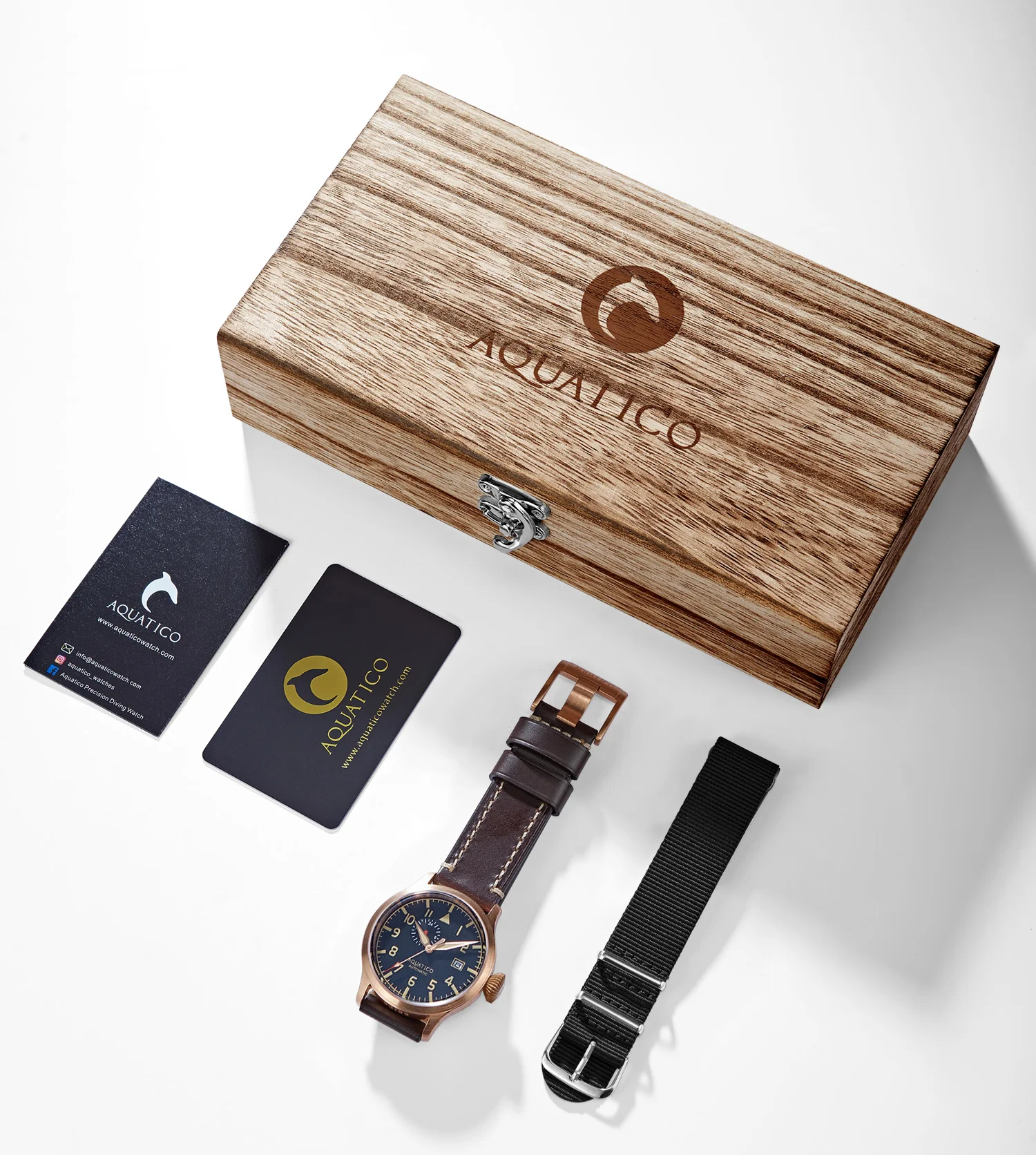 Aquatico Limited Edition Bronze Pilot Watch