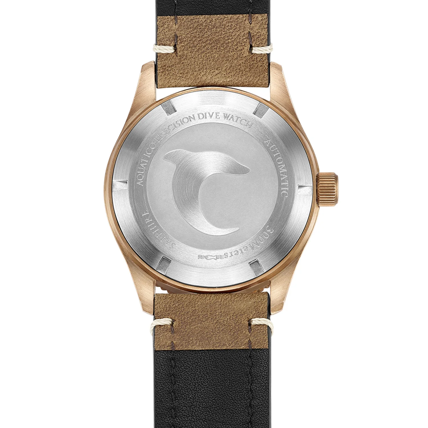 Aquatico Bronze Sea Star Blue Dial Watch
