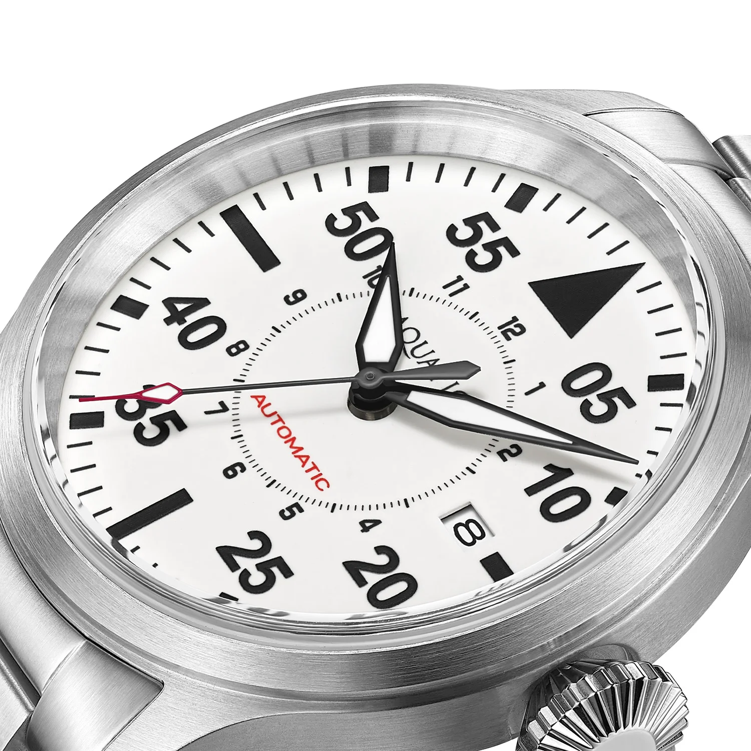 Horizon Hawk White Dial Pilot Watch