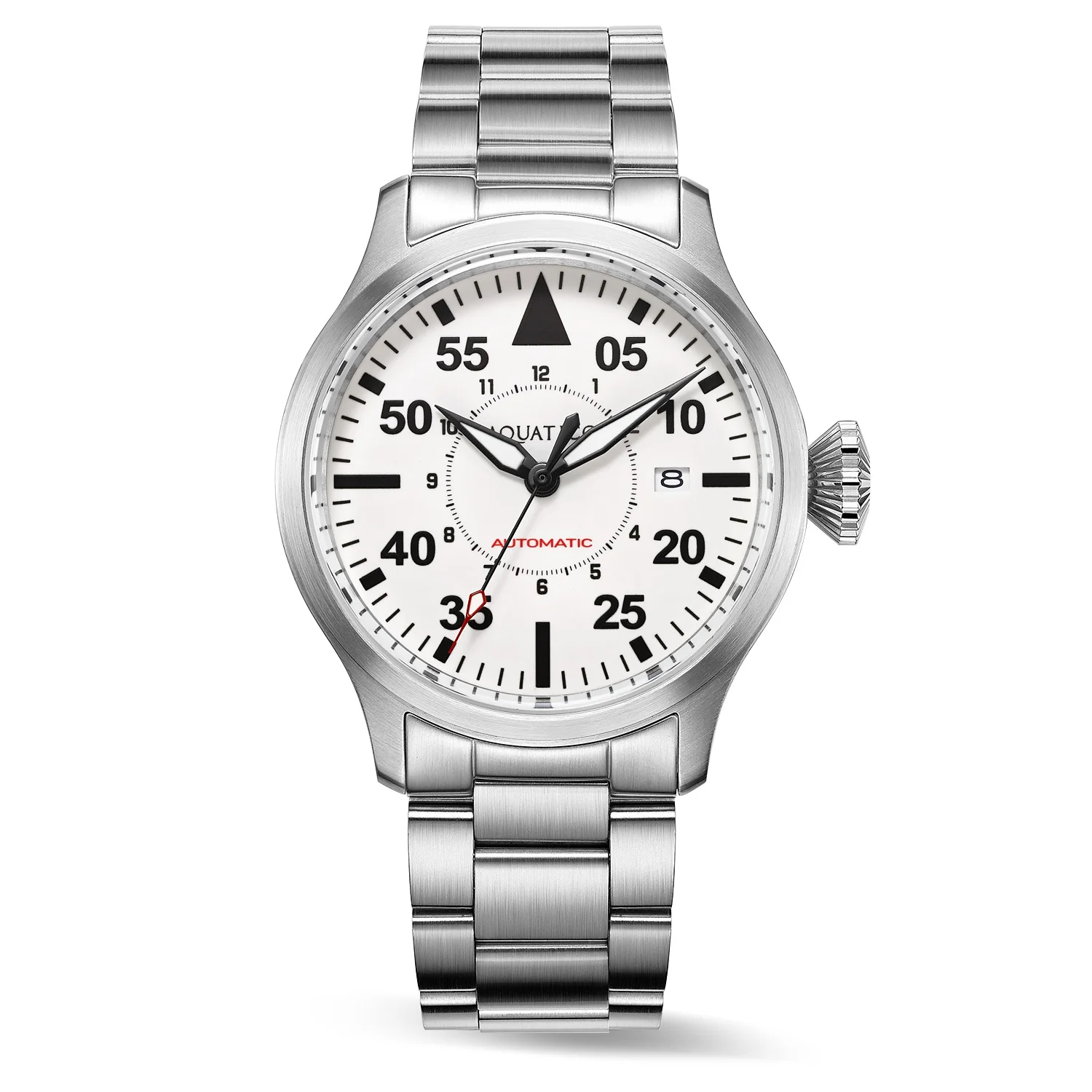 Horizon Hawk White Dial Pilot Watch