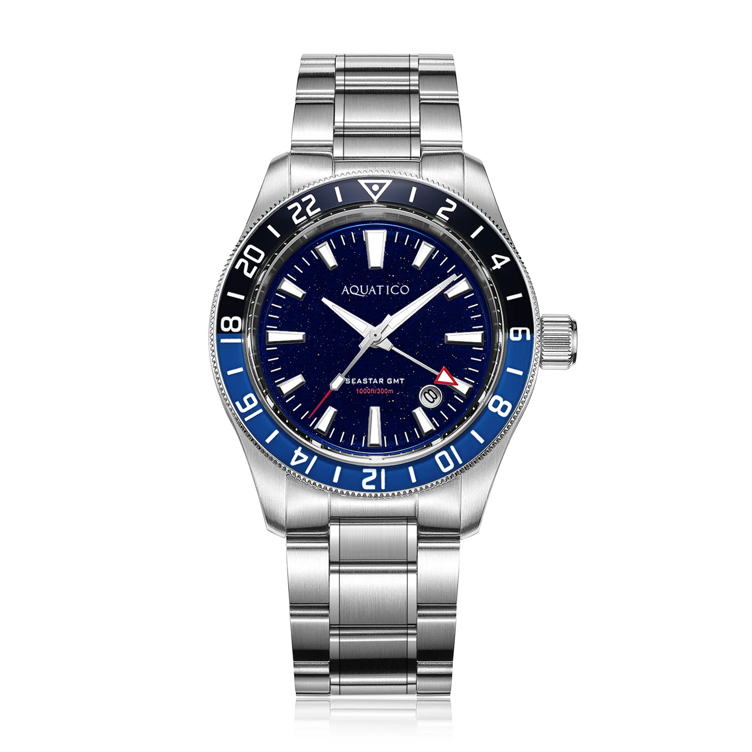 Aquatico Sea Star GMT Blue Dial Watch