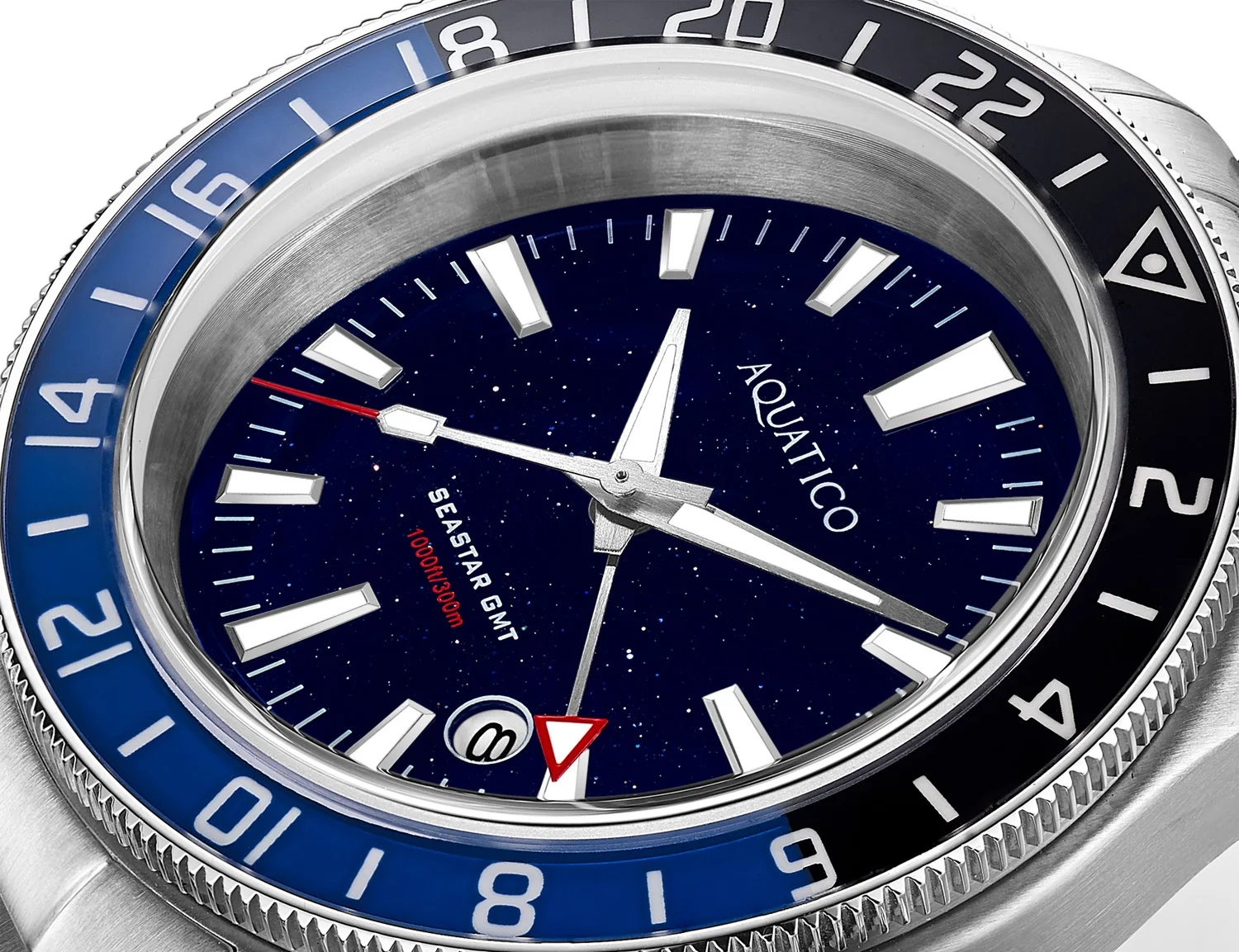 Aquatico Sea Star GMT Blue Dial Watch