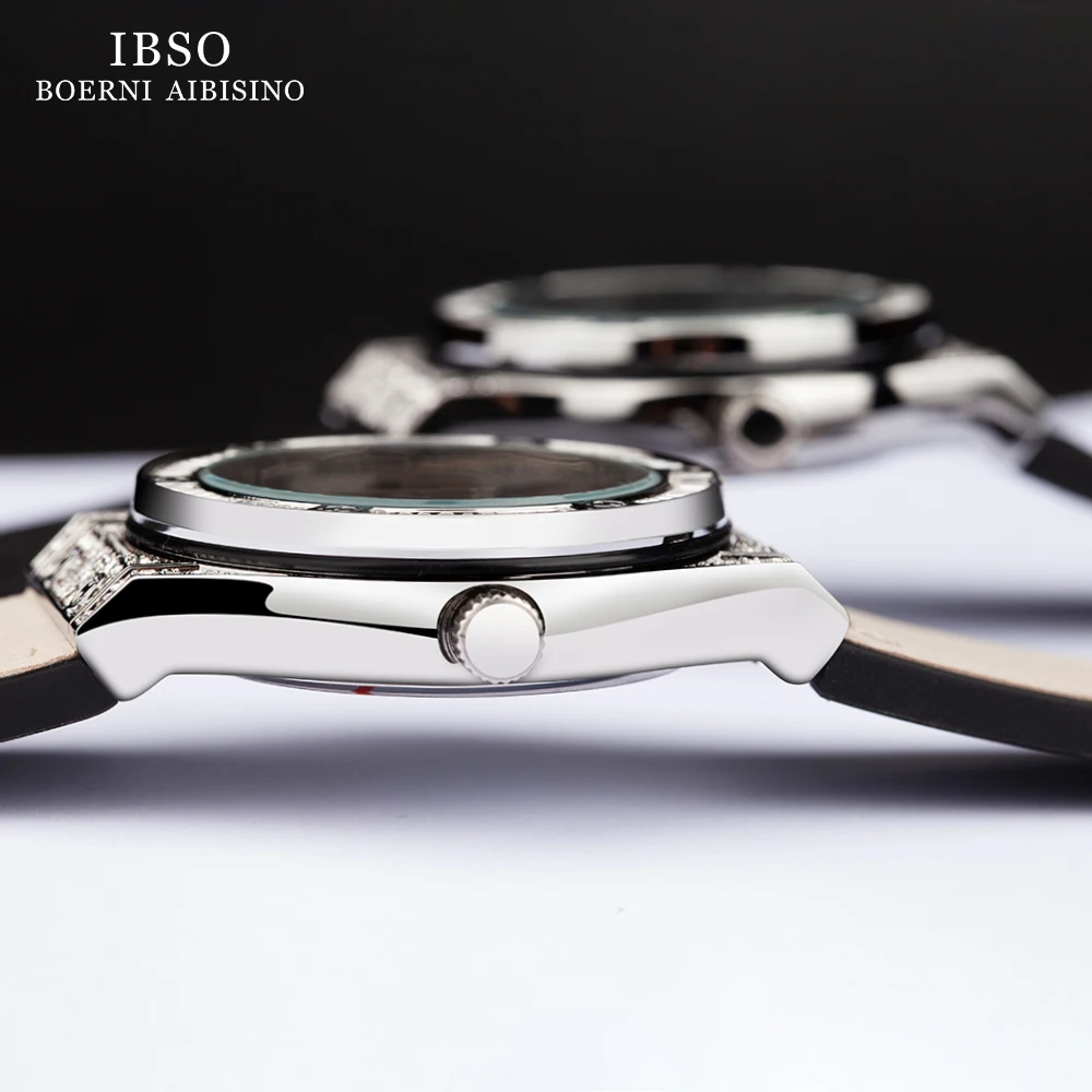 Luxury Shining Zircon Dial Quartz Watch
