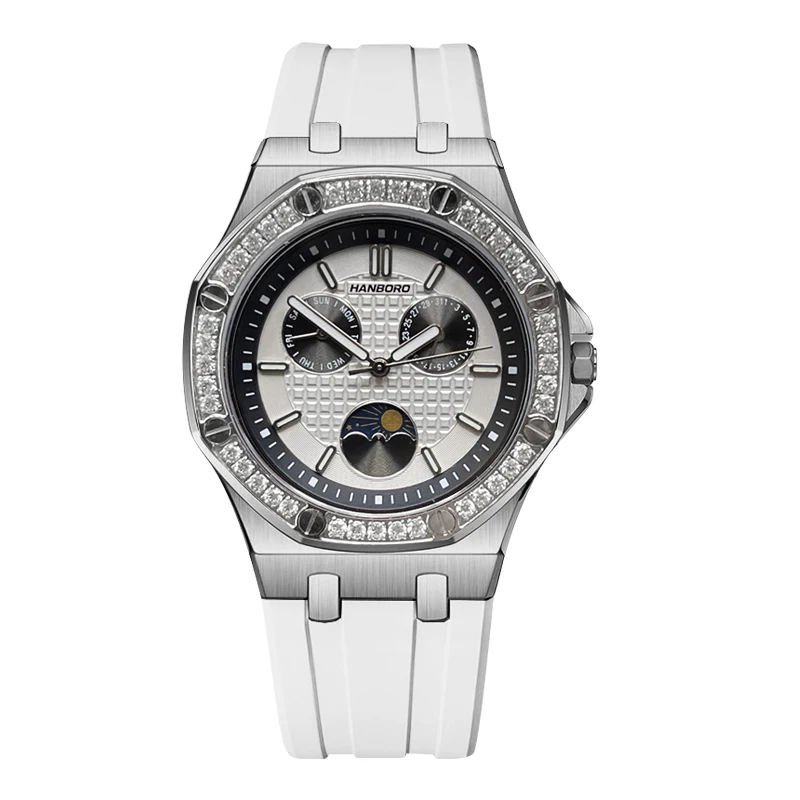 Women Luxury Quartz Wristwatch with Week Date