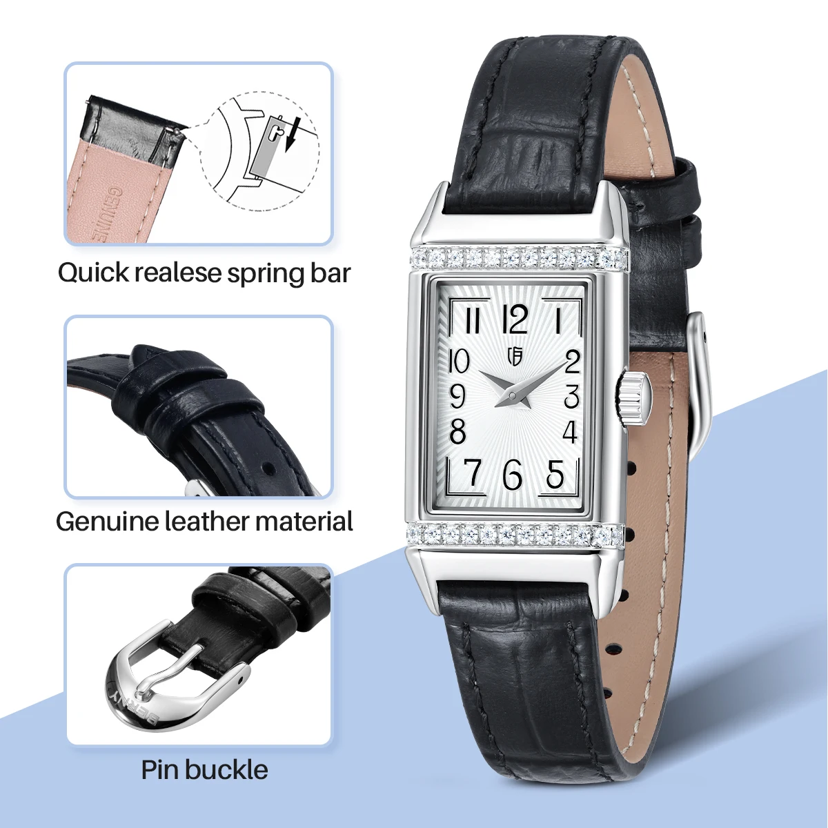 BERNY Luxury Classic Womens Wristwatch
