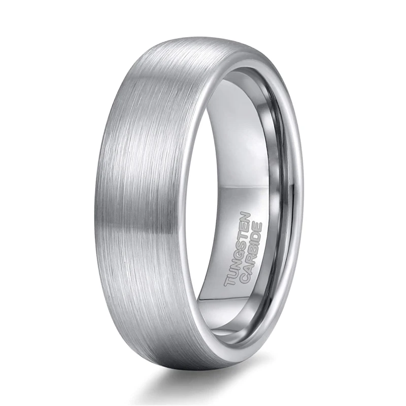 Tungsten Carbide Brushed Men's Band