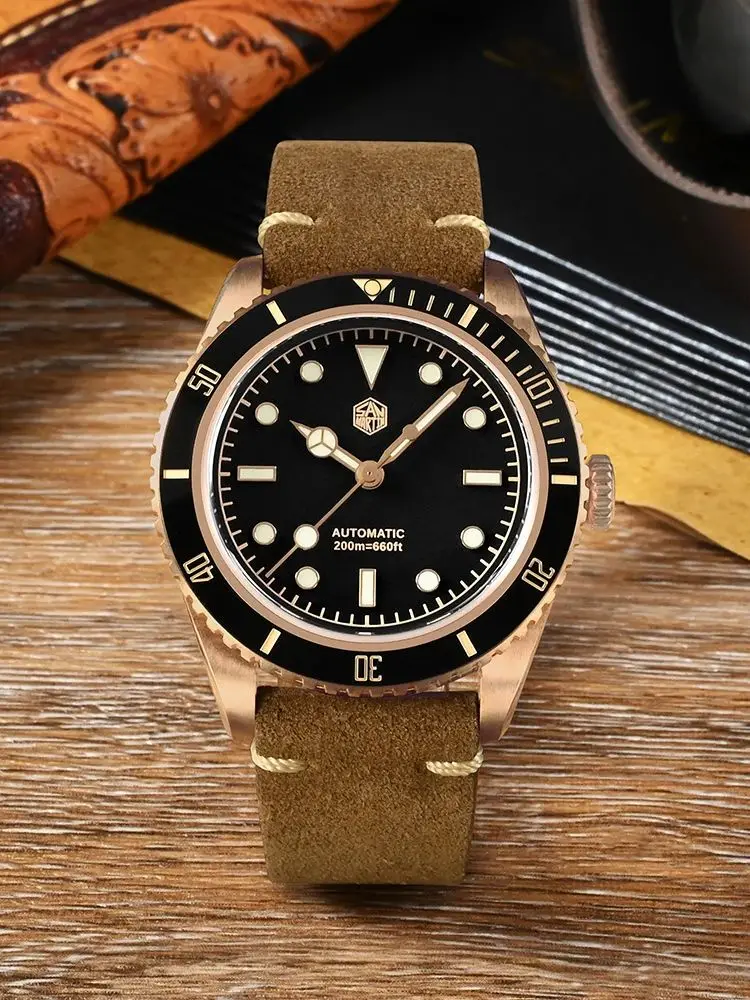 San Martin Retro Water Ghost Bronze Watch